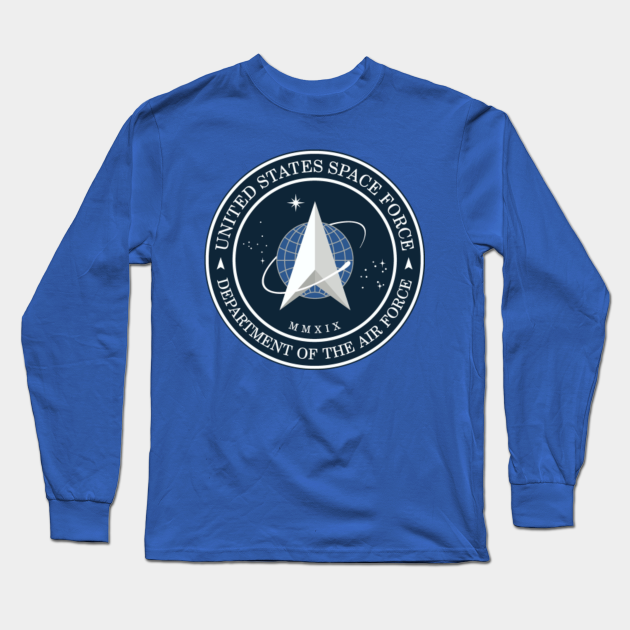 SPACE FORCE OFFICIAL LOGO - Space Force - Long Sleeve T-Shirt | TeePublic